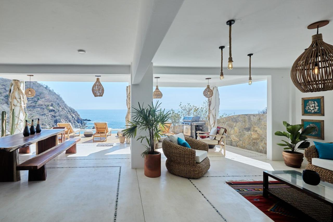 Casa Roni By Xeno - 5 Bedroom Luxury Villa With Ocean View Estacahuite Exterior photo